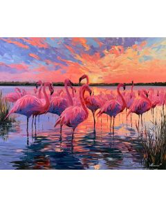 CAMARGUE FLAMINGOS