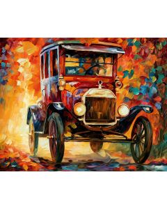 1917 FORD MODEL T DEPOT HACK CRIMSON TWILIGHT