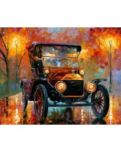 1901 OLDSMOBILE CURVED DASH AUTUMN GLOW