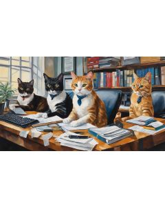 CATS IN THE OFFICE
