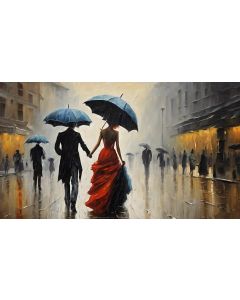 TORRENTIAL SYMPHONY IN UMBRELLA SHADES