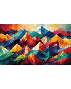 ABSTRACT MOUNTAIN SYMPHONY