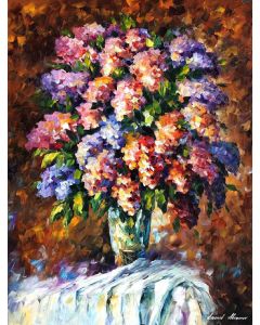 BLUE AND RED FLOWERS