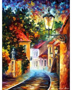 NIGHT IN PRAGUE - EVENING STREET