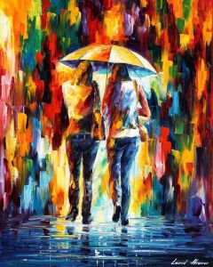 BEST FRIENDS UNDER THE RAIN
