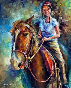 GIRL ON HORSE