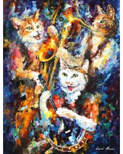 HAPPY JAMMING CATS