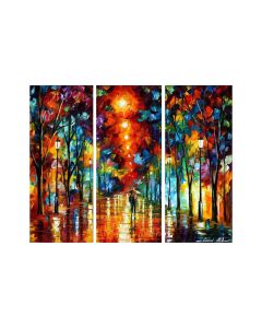 NIGHT PARK - Set of 3 paintings