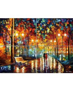RAIN'S RUSTLE NIGHT set of 4 paintings 30x40 each