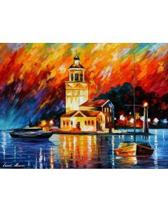 ROMANTIC EVENING HARBOR