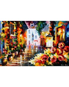 LOVELY STREET OF FLOWERS