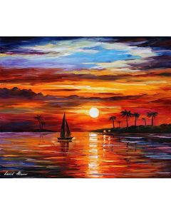 SUNSET IN THE BEACH