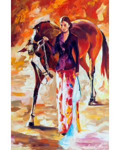 WITH MY HORSE