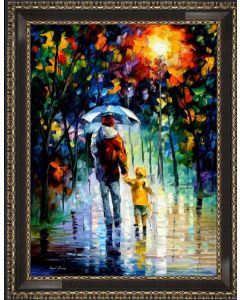 RAINY WALK WITH DADDY