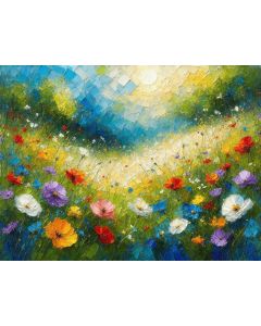 Dance of Petals Under the Sun