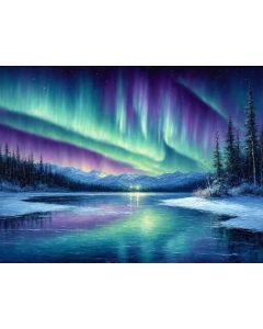 Aurora Over the Silent Lake