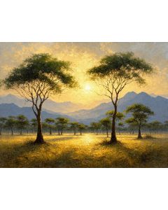 Golden Savanna Serenity