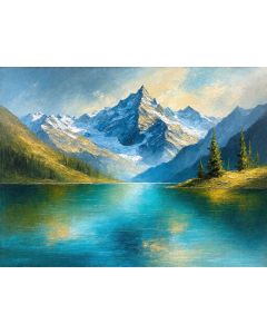 Majestic Peaks at Dawn