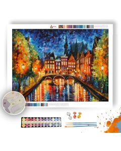 AMSTERDAM CANAL - Paint By Numbers Full Kit