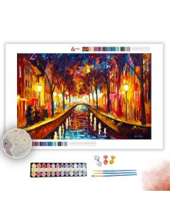 AMSTERDAM - FASCINATING EVENING - Paint By Numbers Full Kit