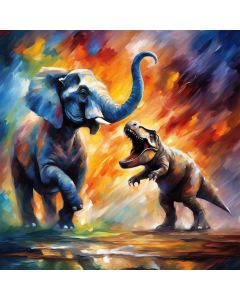 Elephant Vs T Rex