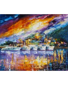 BOATS BY THE ISLAND