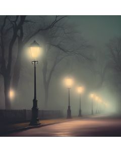 BRIGHT LANTERNS AT NIGHT