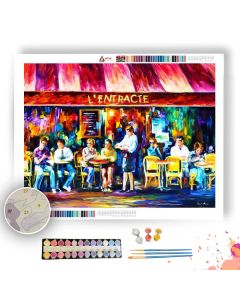 CAFE IN PARIS - Paint By Numbers Full Kit