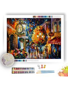 CAFE IN THE OLD CITY - Paint By Numbers Full Kit