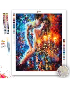 CANDLES OF LOVE - Paint By Numbers Full Kit