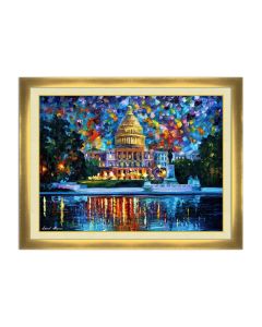 CAPITOL AT NIGHT WASHINGTON