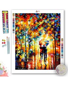 COUPLE UNDER ONE UMBRELLA - Paint By Numbers Full Kit