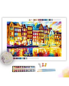 EVENING IN AMSTERDAM - Paint By Numbers Full Kit
