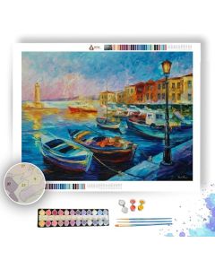 FISHING BOATS - Paint By Numbers Full Kit