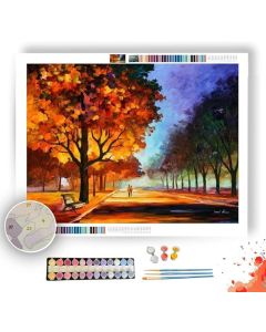FLAMING NIGHT - Paint By Numbers Full Kit