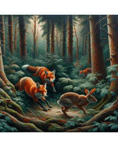 FOXES AND RABBIT