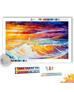GOLD WAVES - Paint By Numbers Full Kit