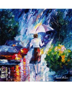 ROSE IN THE RAIN