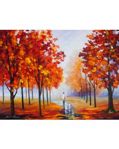 AUTUMN PINK FOG - FRAMED