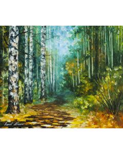 SPRING BIRCHES - FRAMED