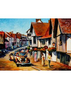 WEDDING DAY IN LAVENHAM, SUFFOLK , ENGLAND