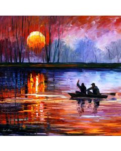 NIGHT FISHING ON THE LAKE