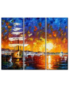 THE SUNSET SAILER - SET OF 3