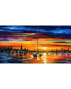 CALM SEA SUNSET