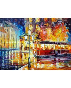 NIGHT TROLLEY IN THE OLD CITY