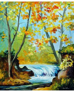 FOREST WITH STREAM
