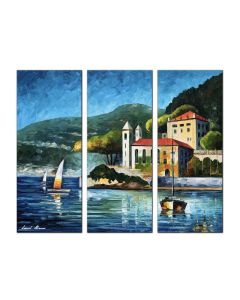ITALY, LAKE COMO — VILLA BALBIANELLO - Set of 3 each,total size