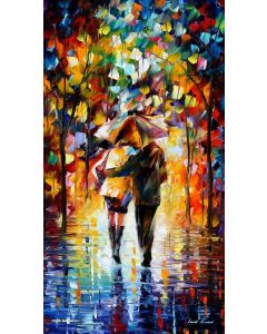 BONDED COUPLE BY THE RAIN