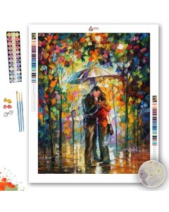 KISS IN THE PARK - Paint By Numbers Full Kit