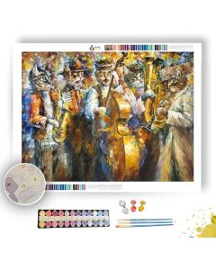 KLEIZMER CATS - Paint By Numbers Full Kit